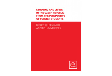Studying and living in the Czech Republic from the perspective of foreign students